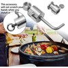 Lyfengdeam Stainless Steel Weight Balancer, BBQ Oven Rod Balance Skewer