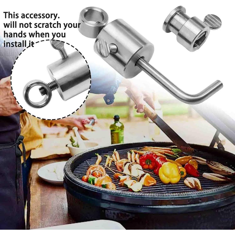 Lyfengdeam Stainless Steel Weight Balancer, BBQ Oven Rod Balance Skewer