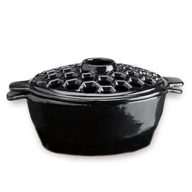 Plow & Hearth 1.5 Qt. Cast Iron Lattice Steamer