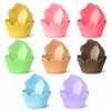 200 PCS Pastel Cupcake Liners, Colorful Floral Cupcake Liners