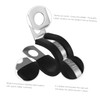 TEHAUX 47pcs R Shaped Stainless Steel Hose Clamp Kit with