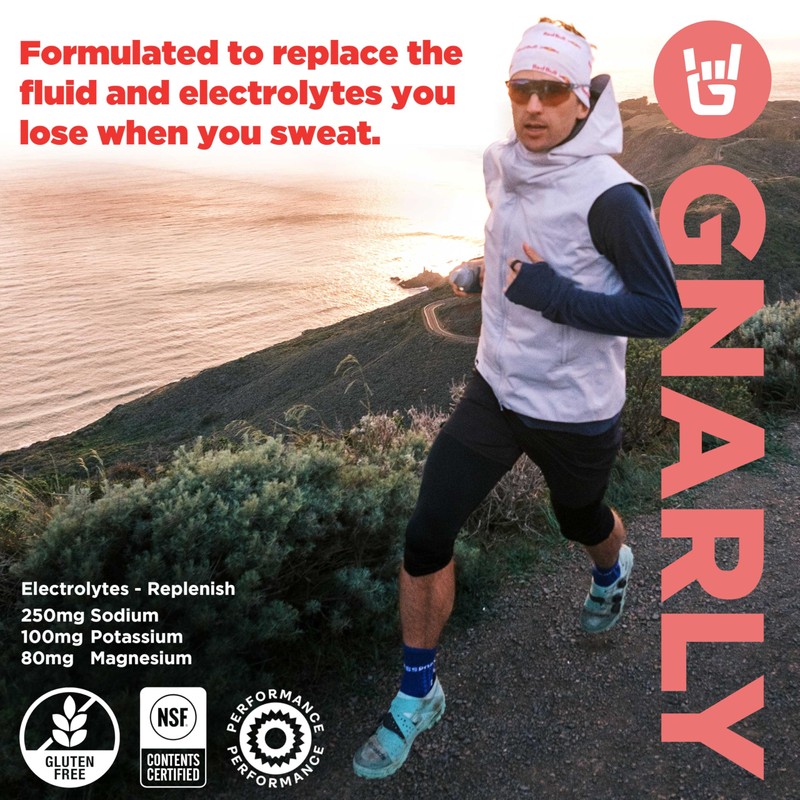 Gnarly Nutrition Hydrate Electrolyte Powder – Ruby Red Grapefruit Exercise