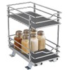 OCG 2 Tier Pull Out Spice Rack Organizer（6.3" W x