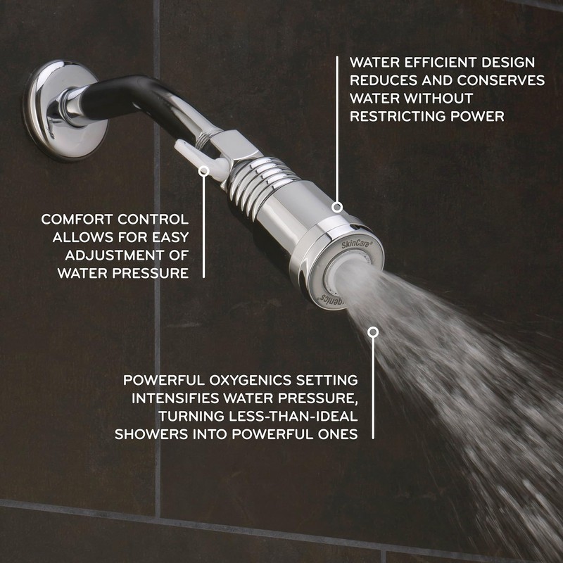 Oxygenics 27223 Skincare Fixed Shower Head