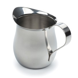 RSVP Endurance Stainless Steel Espresso Brew Pitcher and Creamer 3 Ounce