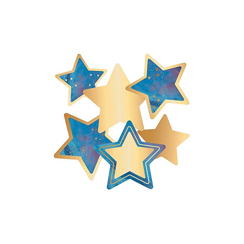 Galaxy Stars Bb Cutouts - 36 Pieces - Educational and