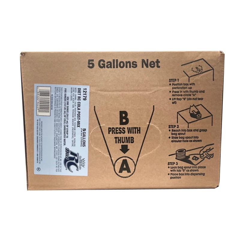 DIET RC COLA POST MIX