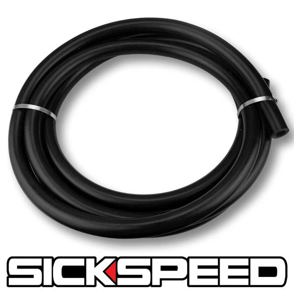 SICKSPEED JDM 2013 2 METERS BLACK SILICONE HOSE FOR HIGH