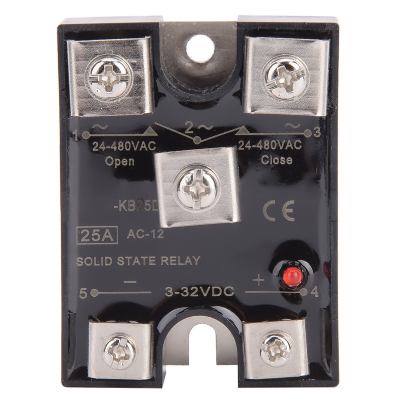 BERM KB25DA Solid State Relay 25A Single Phase 1NO1NC Solid