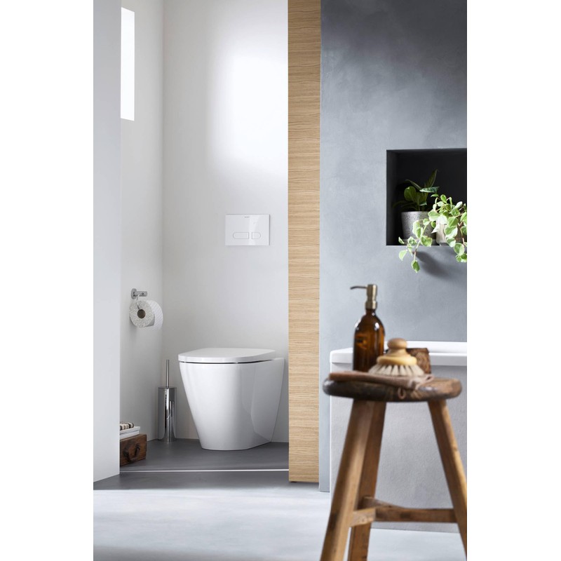 Duravit 0021690000 D-Neo Round Closed-Front Toilet Seat with Soft Close