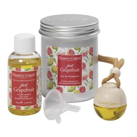 Hassett Green London Car Air Freshener & Refill Kit (Just Grapefruit)