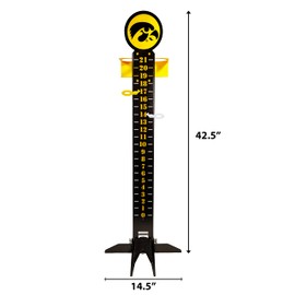 SWEN Products Iowa Hawkeyes Steel Metal Lawn Scoreboard