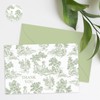 Whaline 36Pcs Sage Green Thank You Cards with Envelopes and