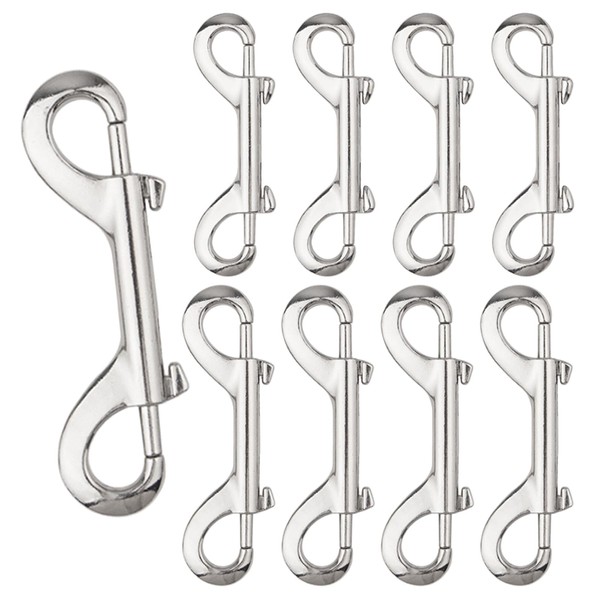 Naturahand 8 PCS Double Ended Bolt Snaps Hook Trigger Chain