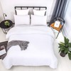 Luxlovery White Comforter Set Queen White Bedding Comforter Set Full