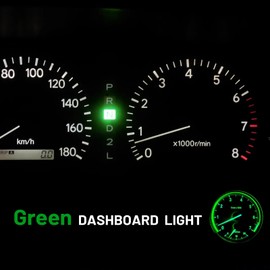 Tongze 8Pcs Green T3 Led Bulbs: 3020 Chip Neo Wedge Led Dash Instrument Lights Bulbs Replacement Universal for Car Dashboard Lights Clock Light Engine Transmission AC Radio Switch Indication Bulb
