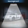 Pvilub LED Canopy Lights 40W: 5600LM Canopy LED Lights -