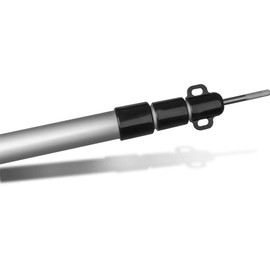 normani Set of 3 Telescopic Tent Pole 94-240 cm with Mounting Eyelets and Ground Tip Aluminium Support Pole Colour