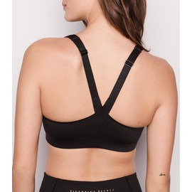 Victoria's Secret Women's VSX Knockout Front Close Sports Bra, High Impact Underwire Sports Bra, Bras for Women, Black, (34B)