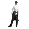 Whites Chefs Clothing Regular Waist Apron, Black, Material: Polycotton, Measurements: