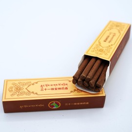 2 Boxes Sera Monastery 31-Ingredient Tibetan Calming Medicinal Incense – Traditional Herbal Sleep & Meditation Stick from Lhasa