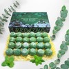 Purelis Handmade 24-Pack Spearmint & Eucalyptus Bath Bombs - Natural