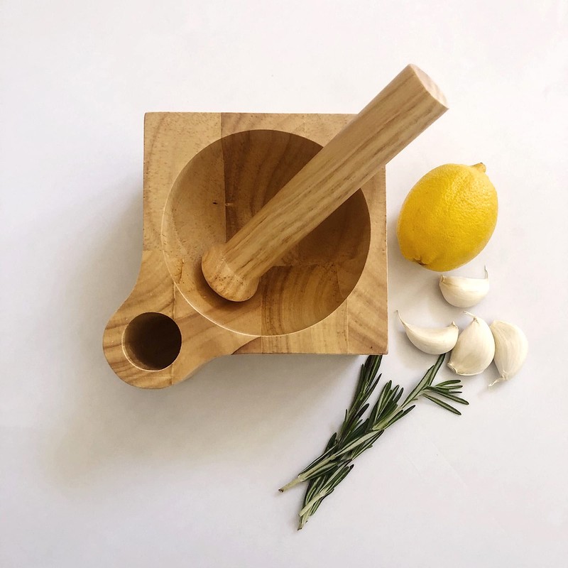 Pestle & Mortar Set - Kitchen Essential for Fast &