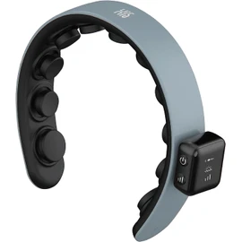 Master Massage H1 Fashion Hairband Head Massager - Slim & Lightweight, 11 Vibrating Heads, 5 Modes, 3 Intensities from Gentle Fingers to Acupressure (Deluxe, Misty Gray)