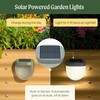 Vego garden Rippled Solar Garden Lights with Auto Sensors Magnetize