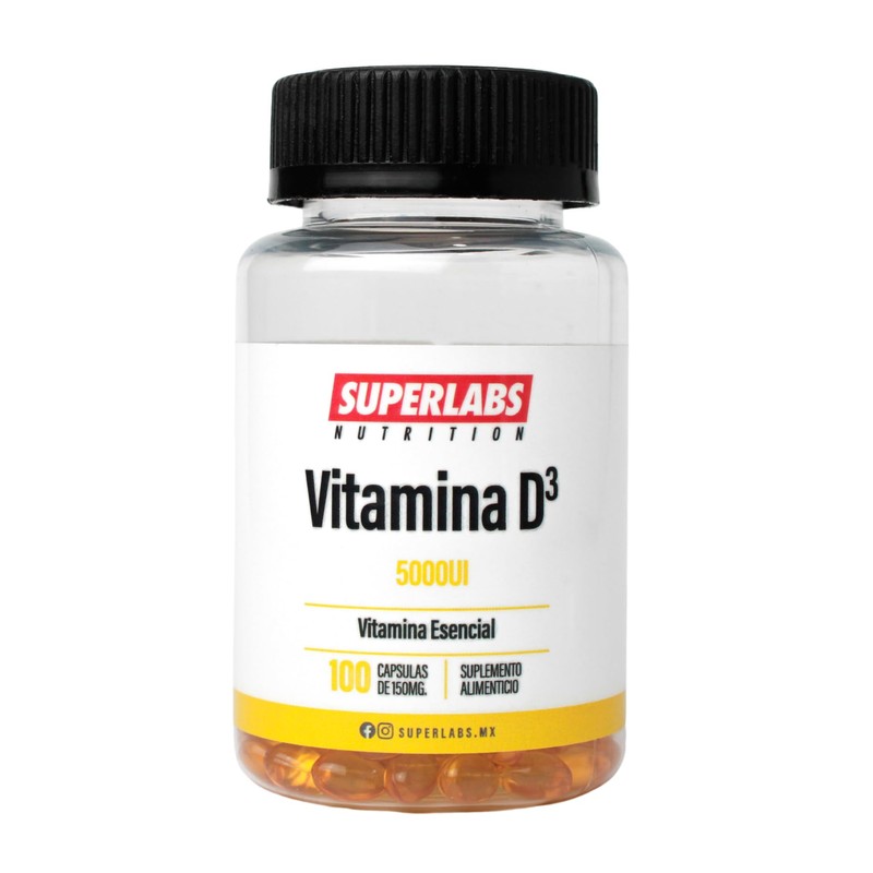 Superlabs Nutrition Vitamina D3 400 UI 100 Softgels
