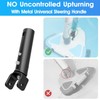2025 Enhanced TidyMister Pool Vacuum Head with Wheels,Steering Handle Swimming