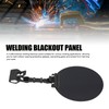 Welding Blackout Panel, 18cm Round Safety Welding Curtains with Clip,