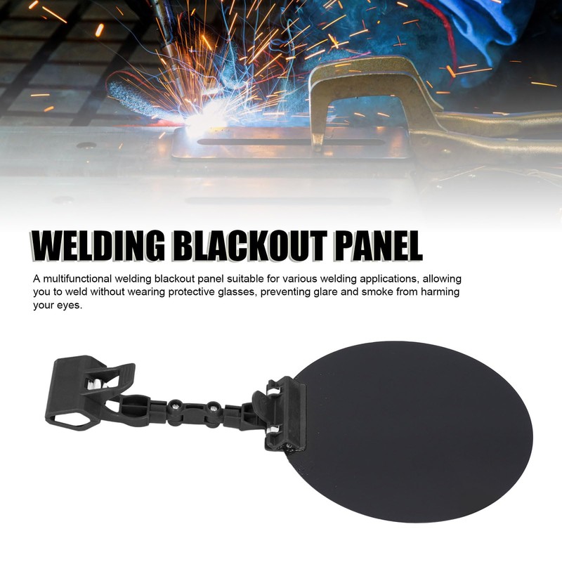 Welding Blackout Panel, 18cm Round Safety Welding Curtains with Clip,
