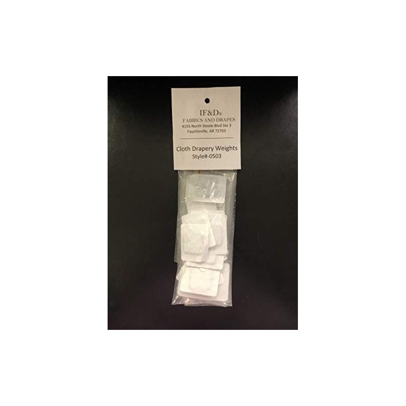 Fabrics and Drapes 1" Cloth Covered Lead Free Drapery Weights,