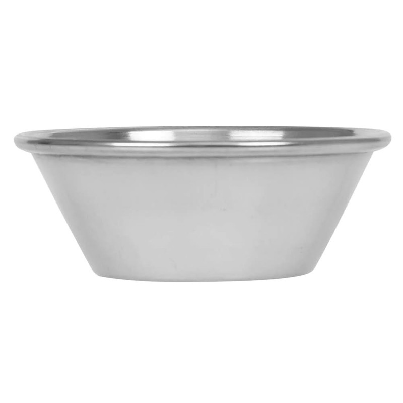 12 Pack Stainless Steel Condiment Sauce Ramekin Cups - 4
