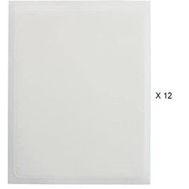 Oasis Supply Ultra Premium, Pliable, Non Cracking Icings Sheets, White (8.5" x 11.5", 12)