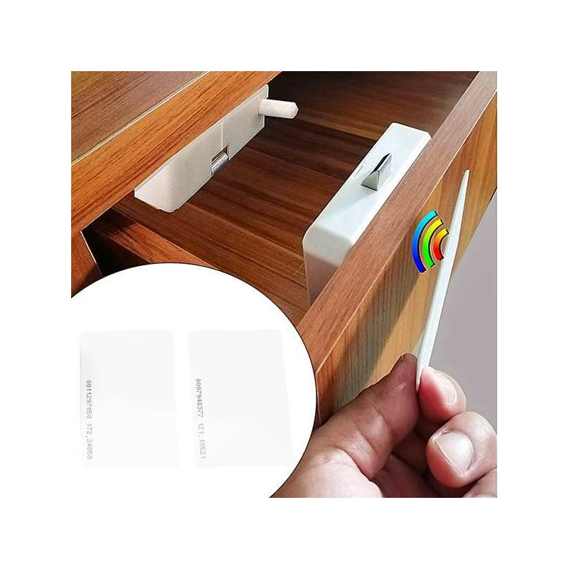 Tiamu RFID Smart Drawer Lock, Intelligent RFID Set, IC Card