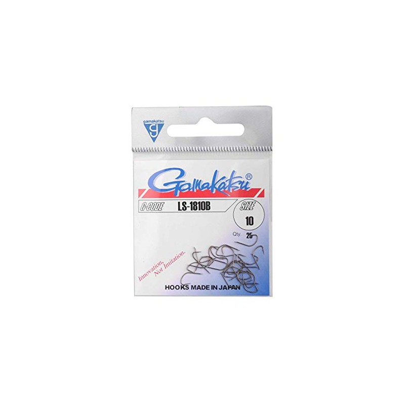 Gamakatsu Hook Ls-1810N Nickel Size 10