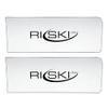 RiSki Ski Blade Plexi Blade 3 mm Set of 2