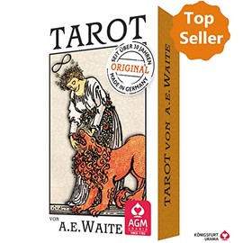 Premium Tarot of A.E.Waite - GB, englische Ausg.: 78 Tarotkarten - Deluxe Size