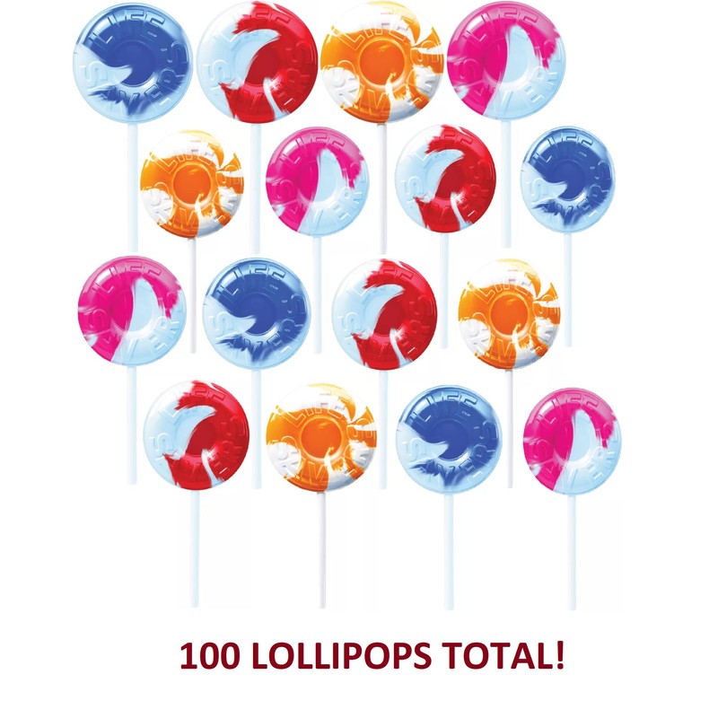 Life Saver Swirl Lollipops 100 Count Halloween Party Trick or