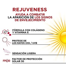 Pond's Crema Facial Rejuveness con Factor de Protección Solar 30, 200 g