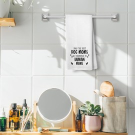 Liosei Gifts for New Mom - Funny Dog Mom Pregnancy Gifts for Expecting Mom, Gifts for Pregnant Women, Best Expecting Mom Gifts, Mom to Be Gifts for 1st Time Mom, Waffle Weave Microfiber Towel 16x24