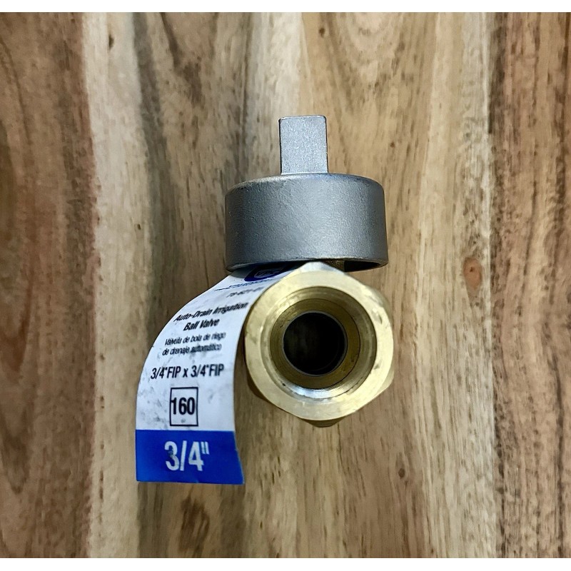 Valencia Pipe Company VPC 3/4” Auto Drain Irrigation Ball Valve