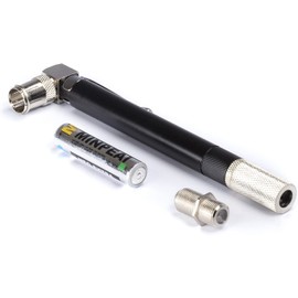 THE CIMPLE CO Coaxial (Coax) Pocket Continuity Tester (Tracer) with Voltage Toner (Sound) and Barrel Connector Bundle, for Testing, Labeling, and Identifying Coaxial Lines - Long