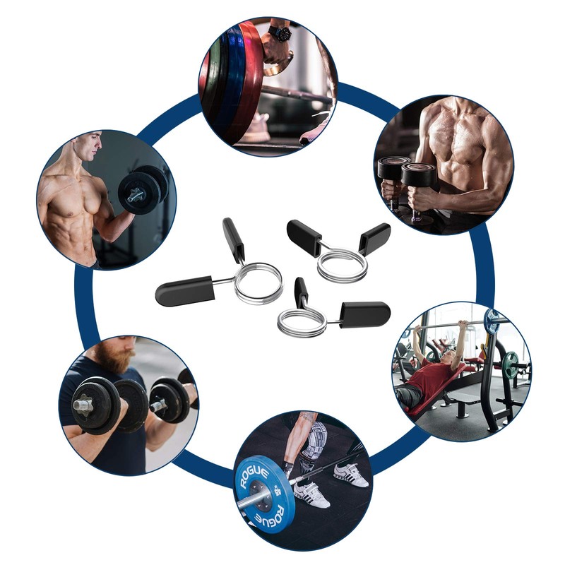 Simpeak Spring Clasps, Dumbbell Clasp for Dumbbells, 25 mm, 28