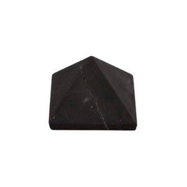 LAMARE Pyramids of Shungite Matte Unique Mineral Energy Geometry Improvement Wellbeing Neutralization Energy Reduction Electromagnetic Stress Reduction 1 Piece (3 x 3 cm)