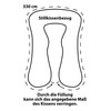 Amilian® Cushion Cover for Pregnancy Pillow, Positioning Pillow, Relaxing Pillow,