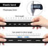 Pack of 2 Elastic Bands with Button Eyelets, Elastic Band