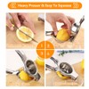 Ollimy Lemon Squeezer Hand Press, Lemon Squeezer Juicer Stainless Steel
